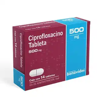 Farmacias Benavides 500 mg Ciprofloxacino oferta