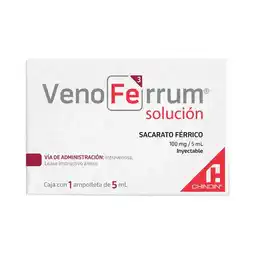 Farmacias Benavides 100 mg Sacarato Férrico oferta