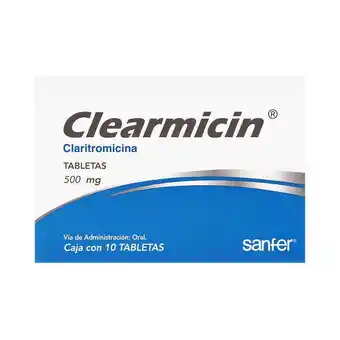 Farmacias Benavides 500 mg Claritromicina oferta