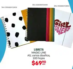 Woolworth Magic Line libreta oferta