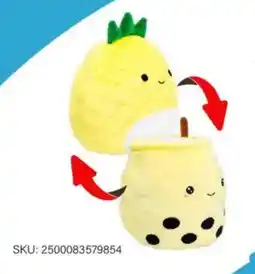 Woolworth Peluche reversible piña 25 cm oferta