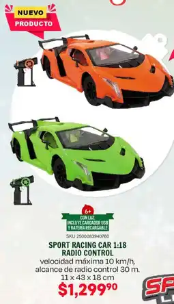 Woolworth Sport racing car 1:18 radio control oferta