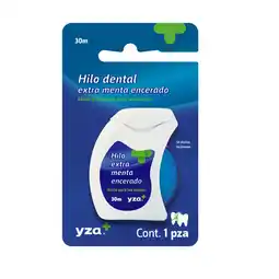 Farmacias YZA YZA ENCERADO MENTA HILO DENTAL 1 PZA oferta