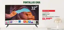 Woolworth Ghia Smart TV 32" oferta