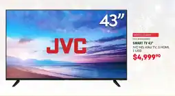 Woolworth JVC Smart TV 43" oferta