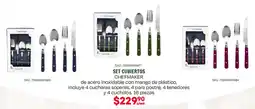 Woolworth Chefmaker set cubiertos oferta