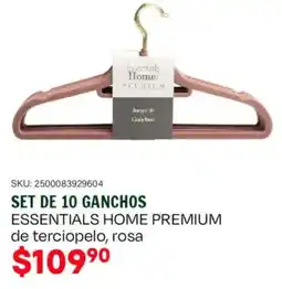 Woolworth Essentials Home Premium set de 10 ganchos oferta