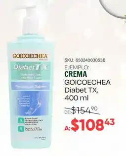 Woolworth Goicoechea Diabet TX crema oferta