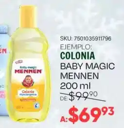 Woolworth Baby Magic Mennen colonia oferta