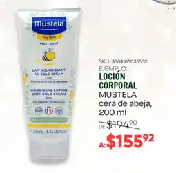 Woolworth Mustela loción corporal oferta