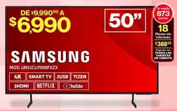 Soriana Híper Samsung smart tv 50" oferta