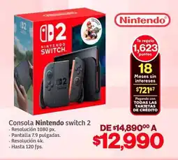 Soriana Híper Nintendo Switch 2 consola oferta