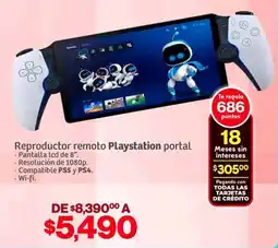 Soriana Híper Playstation porta; reproductor remoto oferta