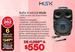 Soriana Híper Misik bafle 8 mb128 oferta