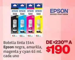 Soriana Híper Epson botella tinta T544 oferta