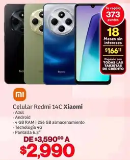 Soriana Híper Xiaomi celular redmi 14c oferta
