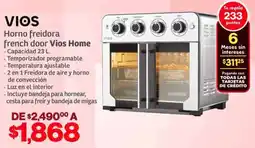 Soriana Híper Vios horno freidora french door oferta