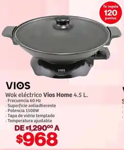Soriana Híper Vios home wok eléctrico oferta