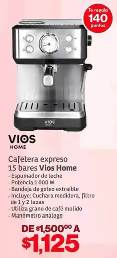 Soriana Híper Vios home cafetera expreso oferta