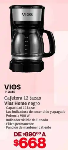 Soriana Híper Vios home cafetera oferta