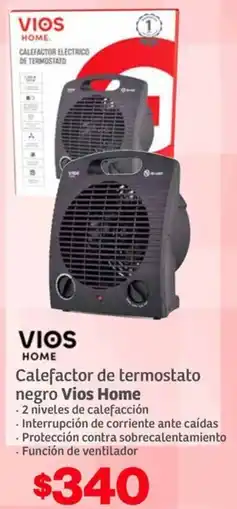 Soriana Híper Vios home calefactor de termostato oferta