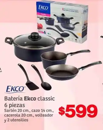 Soriana Híper Ekco batería ekco classic oferta