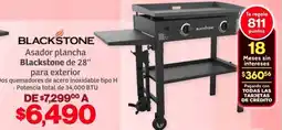 Soriana Híper Blackstone asador plancha de 28" para exterior oferta