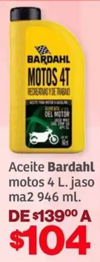 Soriana Híper Bardahl aceite motos oferta