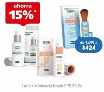 Farmacia San Pablo Isdin uv mineral brush spf 50 env c/2gr oferta