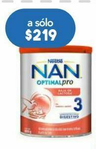 Farmacia San Pablo Nan baja en lactosa etapa 3 lat c/800g oferta