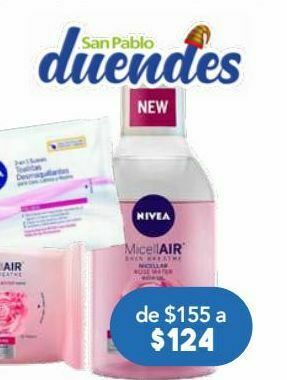 Farmacia San Pablo Nivea agua micelar rosas btl c/400ml oferta