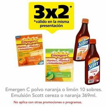 Farmacia San Pablo Emergen c polvo naranja c/10sob oferta