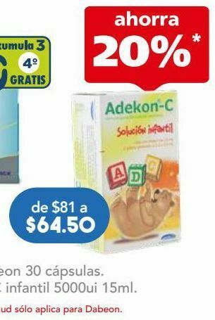 Farmacia San Pablo Adekon c sol infantil 5000ui fra c/15ml oferta
