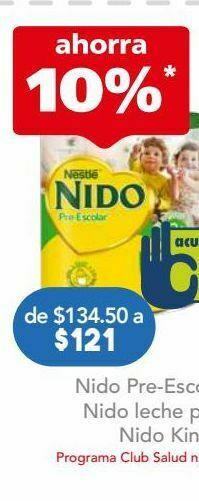Farmacia San Pablo Nido prescolar leche en polvo 2+ c/800gr oferta