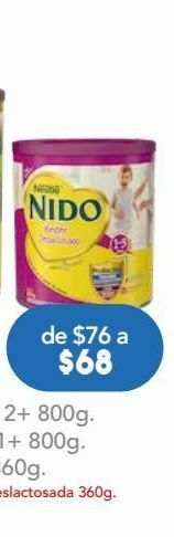 Farmacia San Pablo Nido kinder deslactosada lat c/360gr oferta