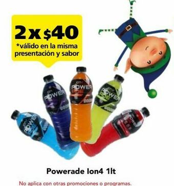 Farmacia San Pablo Powerade lima limon ion 4 c/1lt oferta
