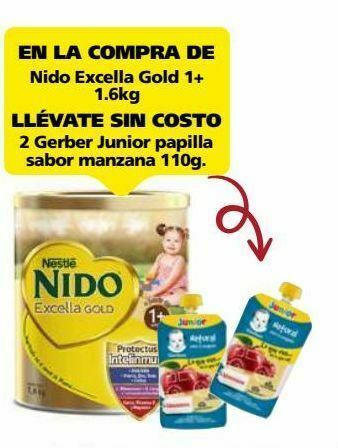 Farmacia San Pablo Nido leche polvo excella gold 1+ c/1.6kg oferta