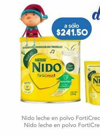 Farmacia San Pablo Nido leche en polvo forticrece c/2.04kg oferta