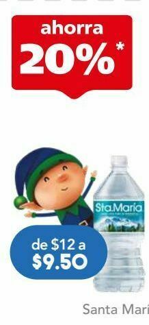 Farmacia San Pablo Santa maria agua btl c/1lt oferta