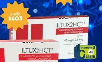 Farmacia San Pablo Iltux2hct tab 40/12.5 mg caj c/14 oferta