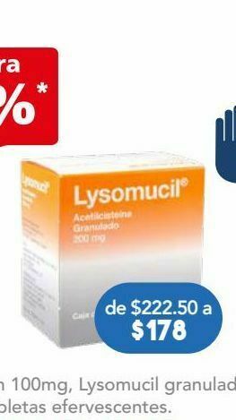 Farmacia San Pablo Lysomucil grn 200mg caj c/30 oferta