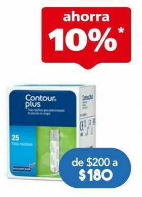 Farmacia San Pablo Contour plus tiras reactivas c/25pz oferta