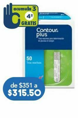 Farmacia San Pablo Contour plus tiras reactivas c/50pz oferta