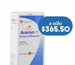 Farmacia San Pablo Avamys 2a sus 27.5mg/50ml fra c/120d oferta