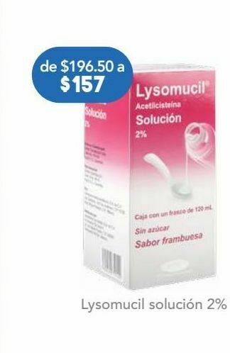 Farmacia San Pablo Lysomucil sol 2% fra c/120ml oferta