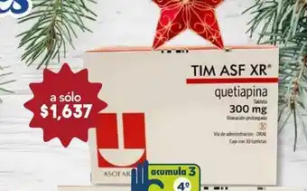 Farmacia San Pablo Tim asf xr tbl 300mg caj c/30 oferta