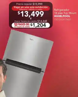 City Club Whirlpool refrigerador oferta