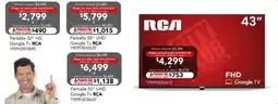 City Club Rca google tv 43" oferta