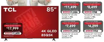 Tcl tv 85"