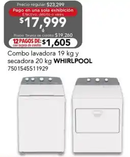 City Club Whirlpool lavadora oferta